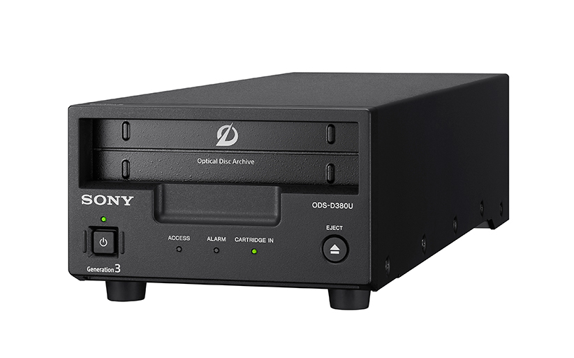 Sony Announces Optical Disc Archive Generation 3 New Long Life Media